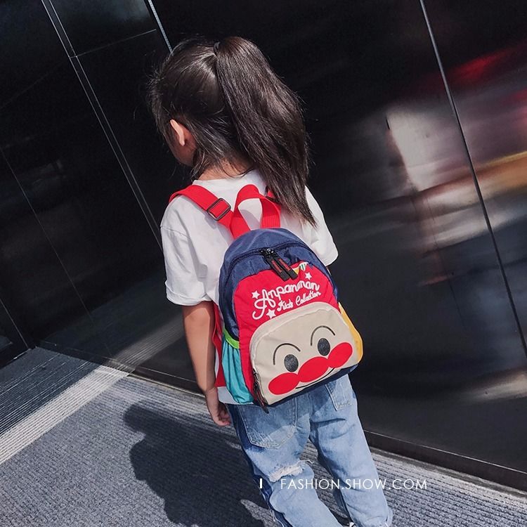 hot-sale-anpanman-เด็กอนุบาลเด็กนักเรียนหญิงใหญ่โรงเรียนขนาดเล็กกระเป๋าเป้สะพายหลังกระเป๋าเป้สะพายหลังเกาหลีน่ารัก