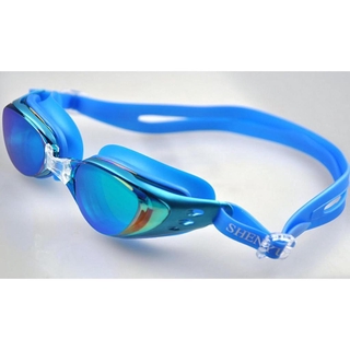 แว่นตาว่ายน้ำ แว่นตาดำน้ำ ซิลิโคนคุณภาพ กระจกแก้วกันน้ำ ป้องกันยูวี มี 6 สี