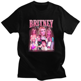 [S-5XL]เสื้อยืดลําลอง แขนสั้น พิมพ์ลาย Britney Spears สวมใส่สบาย คุณภาพสูง เข้าได้กับทุกชุด สําหรับผู้ชาย 248035