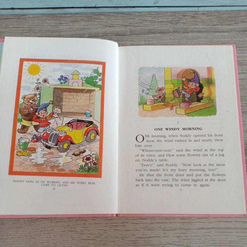 หนังสือนิทาน-noddy-by-enid-blyton-ปกแข็งเล็ก-มือสอง