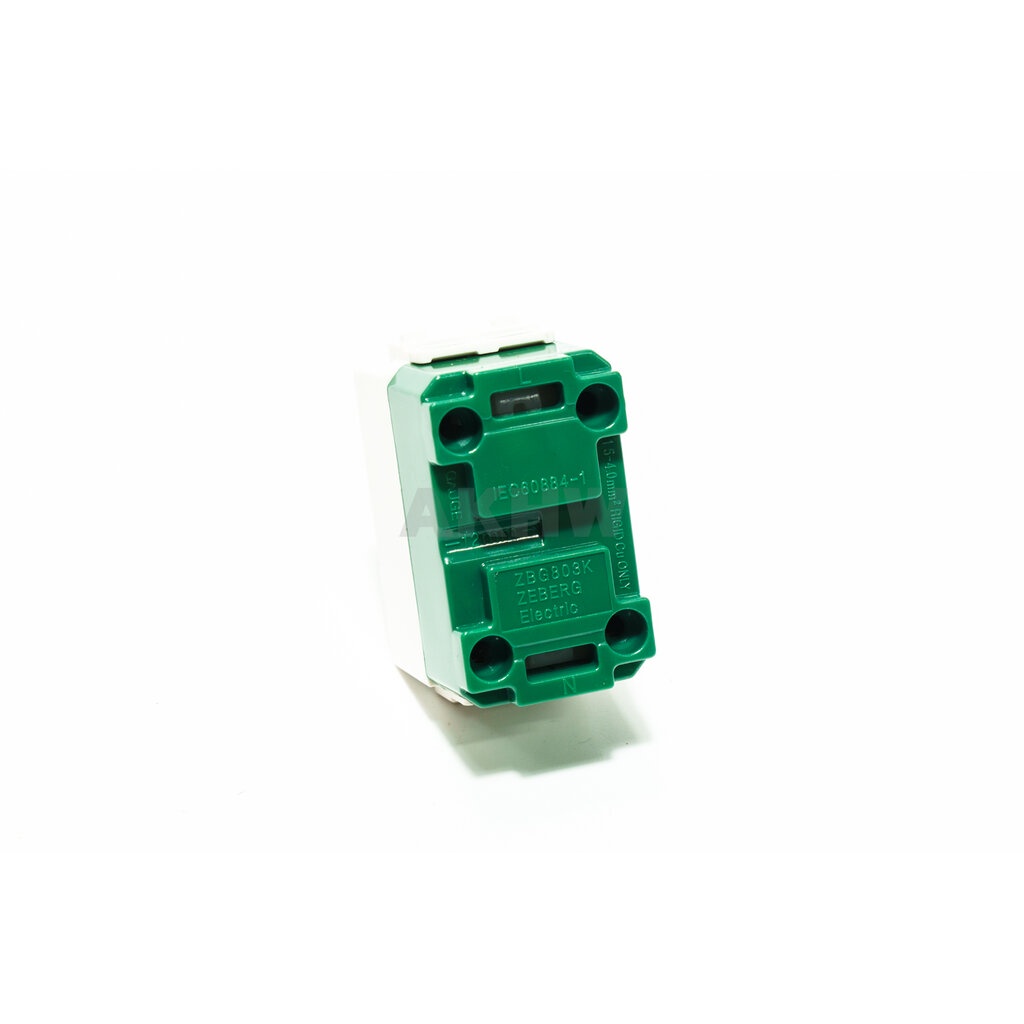 ปลั๊กฝัง Zeberg(ซีเบิร์ก) ZBG803K ทองแดงสปริงแท้ 16A 250V แบบเสียบล็อค ...
