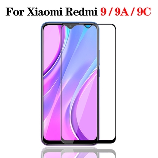 ฟิล์มกระจกแบบเต็มจอกันรอยหน้าจอสําหรับ Xiaomi Redmi9a 9c Redmi9a Redmi9c Redmi 9A Redmi 9C