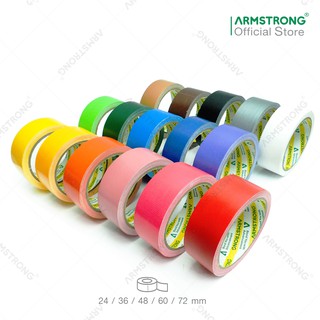 Armstrong เทปผ้า ขนาด 3 นิ้ว (72 มม x 10 หลา) / Cloth Tape, Size: 3" (72 mm x 10 y)