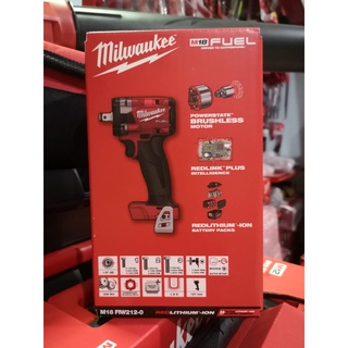 Milwaukee M18 FIW212-0 บล็อกกระแทกไร้สาย 18 โวลต์ 1/2″ คอมแพ็ค​ (เครื่องเปล่า)