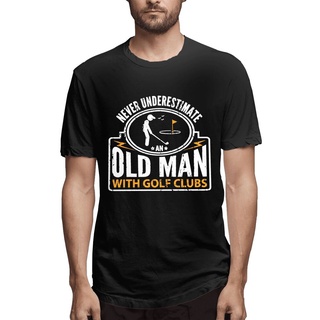 เสื้อยืดโอเวอร์ไซส์ขายดี ขายดี เสื้อเชิ้ต ลาย Never Underestimate Old Man ขนาดใหญ่ ของขวัญวันพ่อ สําหรับผู้ชาย DAmclf77M