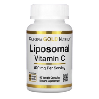 California Gold Nutrition Liposomal Vitamin C 250 mg, 60 Veggie Capsules