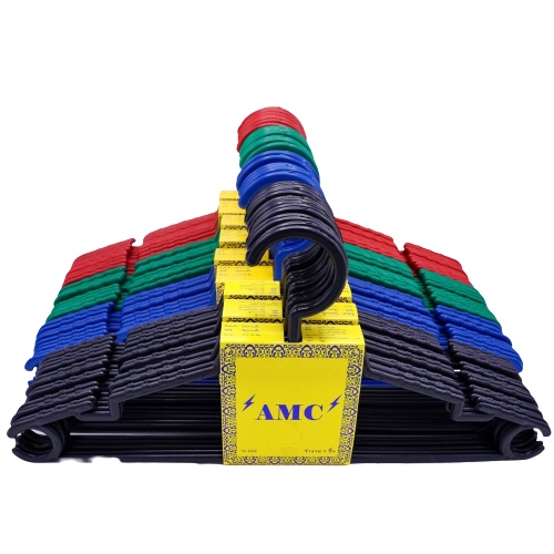 ภาพสินค้าAMC ไม้แขวนเสื้อพลาสติก สำหรับผู้ใหญ่ ขนาด 39 x 19 cm มี 4 สี จากร้าน amc_official บน Shopee ภาพที่ 8