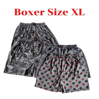 ภาพขนาดย่อของสินค้าบ๊อกเซอร์ กางเกงบ็อกเซอร์ผ้ายืด Boxer บ๊อกเซอร์ไซค์XL กางเกงคนอวบ กางเกงบ็อกเซอร์ไซค์XLคละลายสินค้าพร้อมส่ง