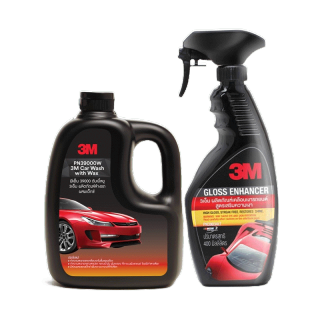 โปรโมชั่น : 3M แชมพูล้างรถสูตรผสมแวกซ์ 1000มล.PN39000W  3M สเปรย์เคลือบเงารถยนต์ PN39034LT แถม ฟองน้ำล้างรถสีน้ำเงิน