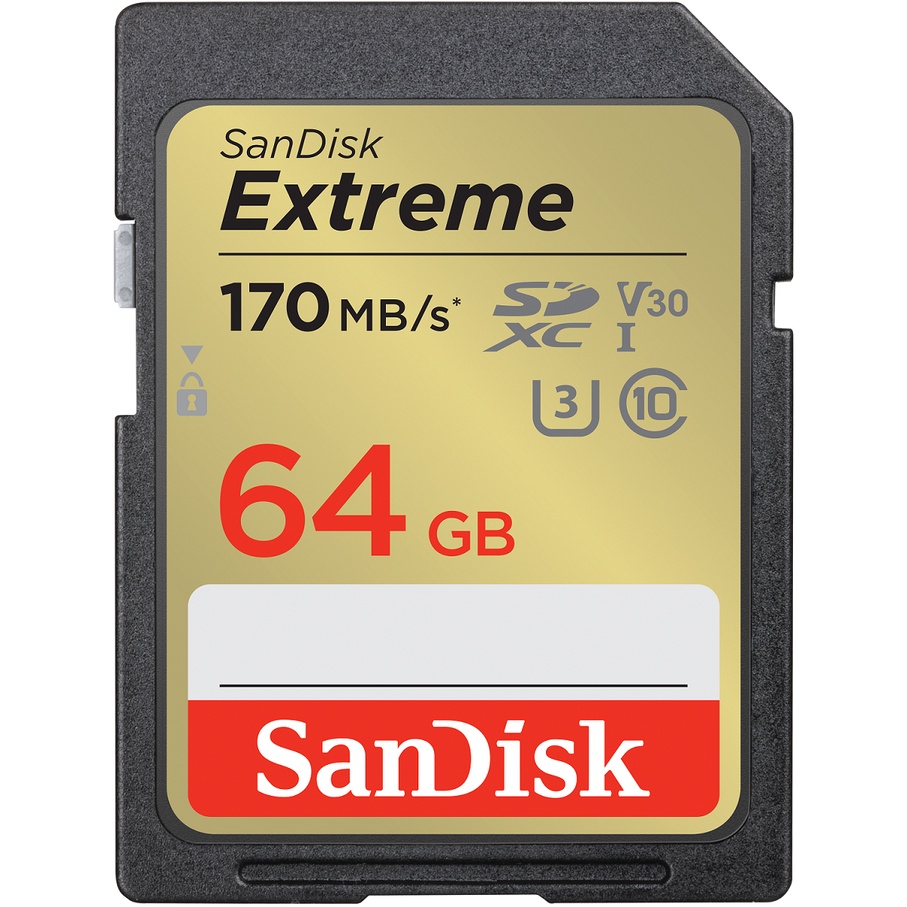 ภาพสินค้าSanDisk Extreme SDXC Card 64GB ความเร็ว อ่าน 170MB/s เขียน 80MB/s (SDSDXV2-064G-GNCIN) จากร้าน sandisk_thailand_officialshop บน Shopee ภาพที่ 2