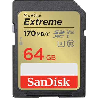ภาพขนาดย่อของภาพหน้าปกสินค้าSanDisk Extreme SDXC Card 64GB ความเร็ว อ่าน 170MB/s เขียน 80MB/s (SDSDXV2-064G-GNCIN) จากร้าน sandisk_thailand_officialshop บน Shopee ภาพที่ 2