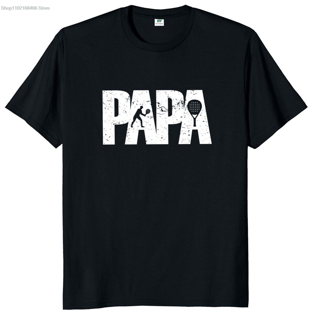 เสื้อยืดพิมพ์ลายแฟชั่น-เสื้อยืดลําลอง-ผ้าฝ้าย-100-แขนสั้น-พิมพ์ลาย-papa-padel-โอเวอร์ไซซ์-ของขวัญวันพ่อ-สําหรับผู้ชาย