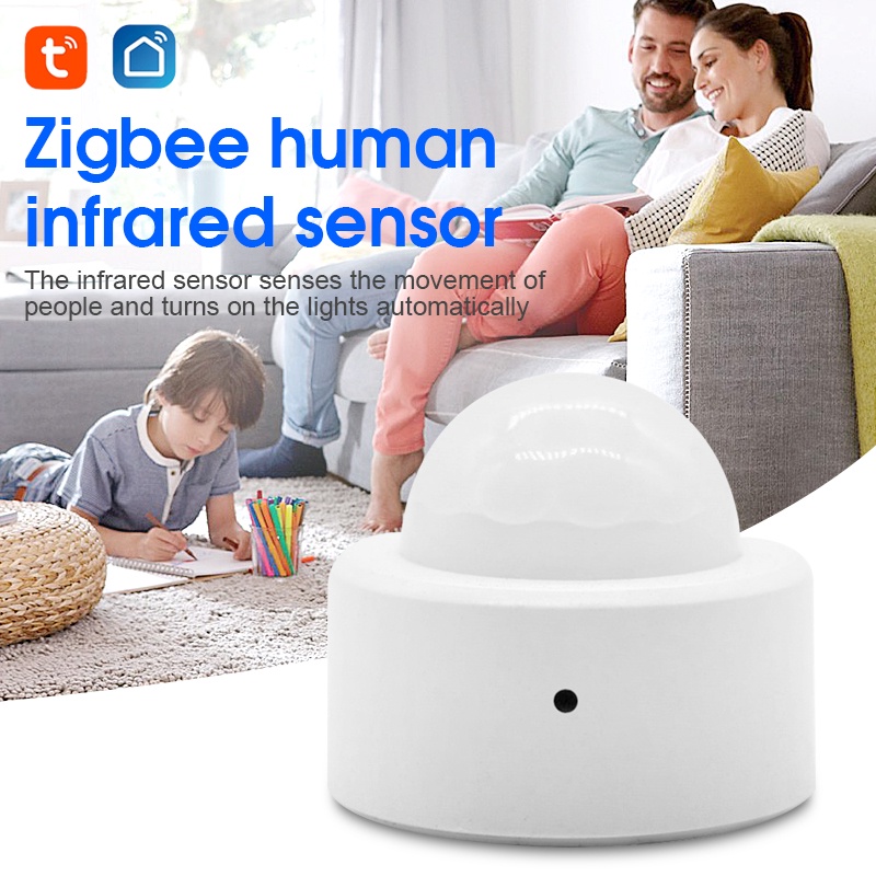 tuya-zigbee-motion-sensor-พื้นผิวผนังเพดาน-pir-infrared-motion-sensor-detector-smart-device-ดอกไม้
