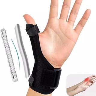 thumb splint brace ดามนิ้วโป้ง พยุงนิ้วหัวแม่มือ รุ่น แกนแข็ง แถมแกนอ่อน ถอดสลับได้ ดามข้อ เอ็นนิ้วโป้งอักเสบ ThumbBrace