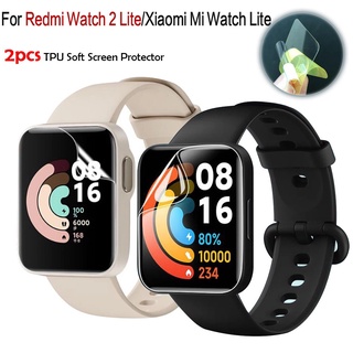 สินค้า ฟิลม์ใสกันรอยหน้าจอ สำหรับ Mi Redmi Watch 2 Lite LCD TPU แบบนิ่ม สำหรับ xiaomi Mi Watch Lite Screen Protector Film