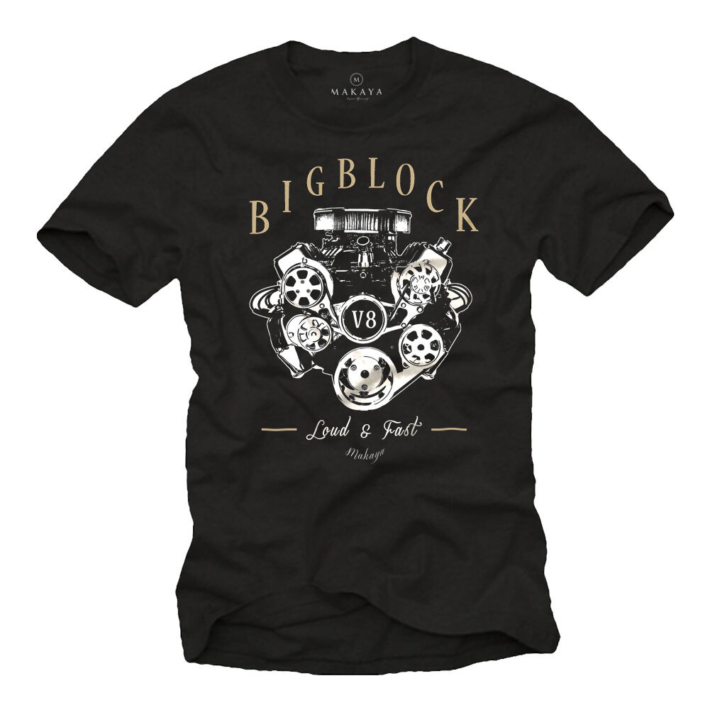 ผลิตภัณฑ์ใหม่-เสื้อเชิ้ตแขนสั้น-พิมพ์ลายรถยนต์กล้ามเนื้อ-v8-big-block-สไตล์อเมริกัน-สําหรับผู้ชาย