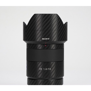 สินค้า [HOHO] ฟิล์มสติกเกอร์คาร์บอนไฟเบอร์ ป้องกันเลนส์กล้อง 3M สําหรับ SonyFE55 F1.8ZA SONY Tsai 55-1.8