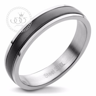 555jewelry แหวนเเฟชั่น รุ่น MNC-R597-D (สี Black)[R1]