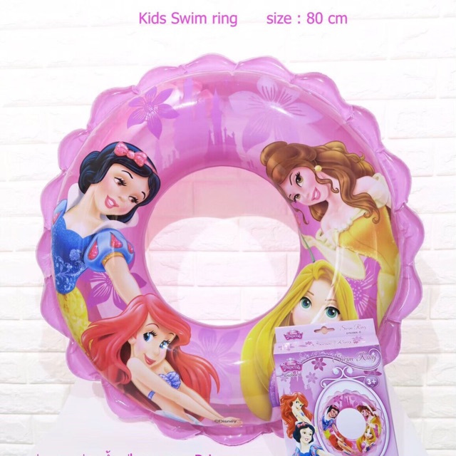 ห่วงยางว่ายน้ำเป่าลม ลาย Princess ลิขสิทธิ์แท้ Disney Princess Swim