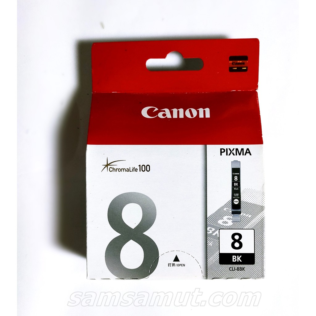 inkjet-canon-cli-8bk-หมึกแท้-ip3300-ip3500-ip4200-ip4300-ip4500-ip5200-ip5200r-ip5300