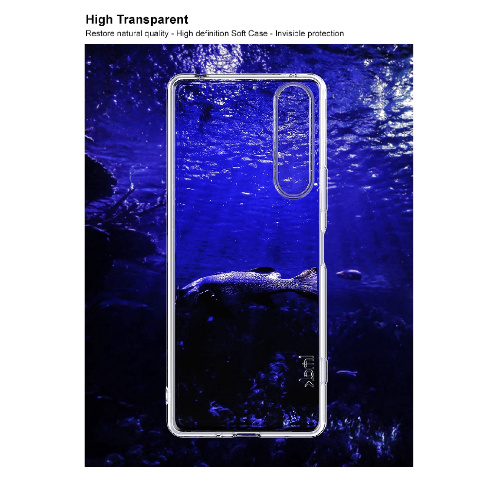 original-imak-casing-sony-xperia-1-ii-transparent-soft-tpu-back-case-clear-silicone-shockproof-cover