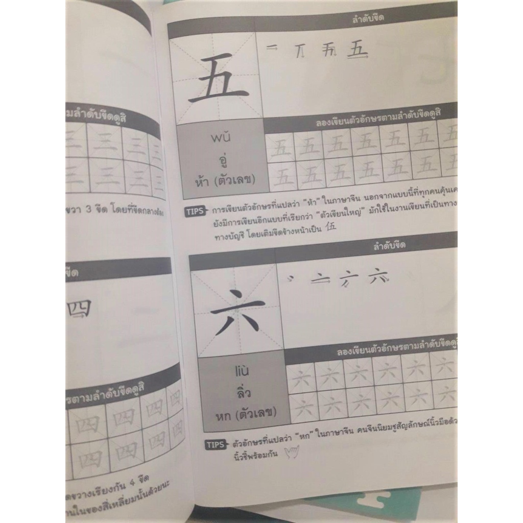 ภาษาจีน-มาเขียนอักษรจีนกันเถอะ-ฝึกคัดอักษรจีน-มี-64-หน้า-120-ตัวอักษร-โดย-nanmeebooks