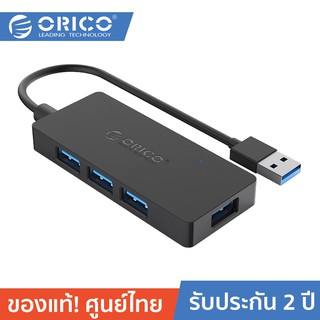 ORICO HS4U-U3 4 Port USB3.0 HUB Rectangle Mini Hub with OTG Function For Windows Mac OS -Black/White