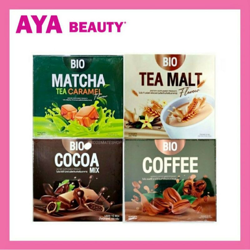 ไบโอโกโก้-ไบโอกาแฟ-ไบโอชาเขียว-ไบโอชามอล-bio-cocoa-bio-coffee-bio-matcha-bio-tea-malt