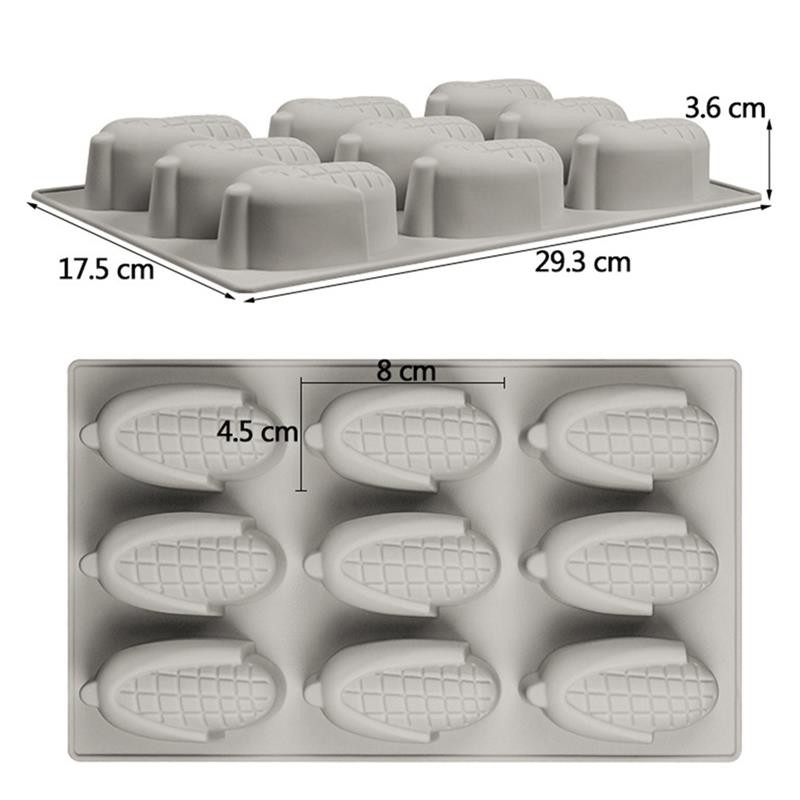 แม่พิมพ์ซิลิโคน-ข้าวโพด-9-ช่อง-corn-mousse-mold-9-piece