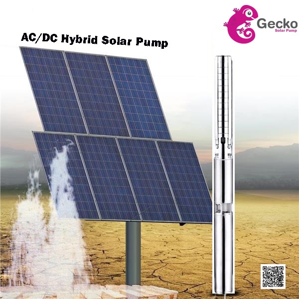 ปั๊มน้ำ AC/DC HYBRID Solar Pump 4 LPS 8/8 ( 3HP ) | Shopee Thailand