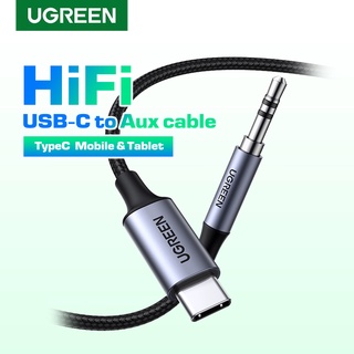 UGREEN รุ่น 20192 USB-C To Aux 3.5mm สายเคเบิ้ลเสียงชิปอะแดปเตอร์แจ็คหูฟังมือถือ, Tablet