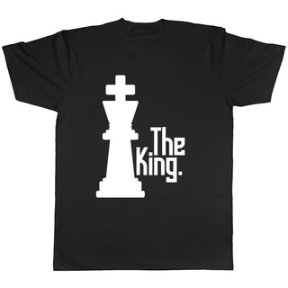 เสื้อโอเวอร์ไซ - ขายดีที่สุดยอดนิยมบ้านสวมKingChesssแฟชั่นอินเทรนด์คอกลมเสื้อยืดผู้ชายแขนสั้นหลวมที