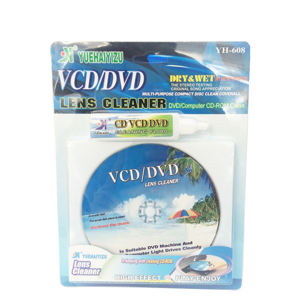 แผ่นทำความสะอาดหัวอ่าน VCD / DVD Lens Cleaner | Shopee Thailand