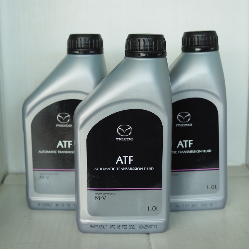 น้ำมันเกียร์มาสด้า MAZDA ATF M-V ของแท้ ผลิตเดือน 2 ปี 2021 (ขนาด 1ลิตร ...
