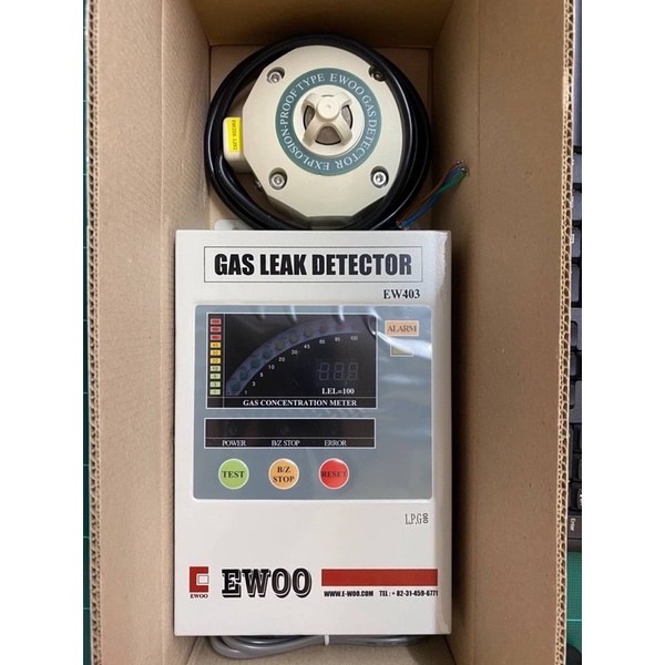 gas-detector-ewoo-model-ew403-เครื่องตรวจจับแก็สรั่ว