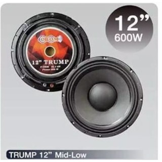 ดอกลำโพง 12นิ้ว 600วัตต์ 8โอห์ม โครงหล่อ 12" TRUMP(ML) T-12-1(แพ็ค 1ดอก)