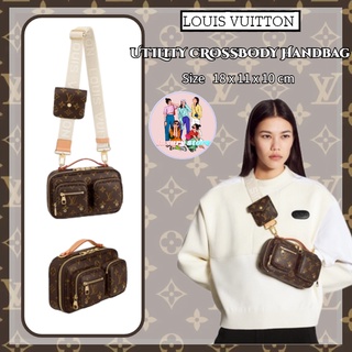 Louis Vuitton  หลุยส์วิตตอง  UTILITY CROSSBODY กระเป๋าถือ/กระเป๋าสะพายข้าง/กระเป๋าคู่/สายสะพายกว้าง