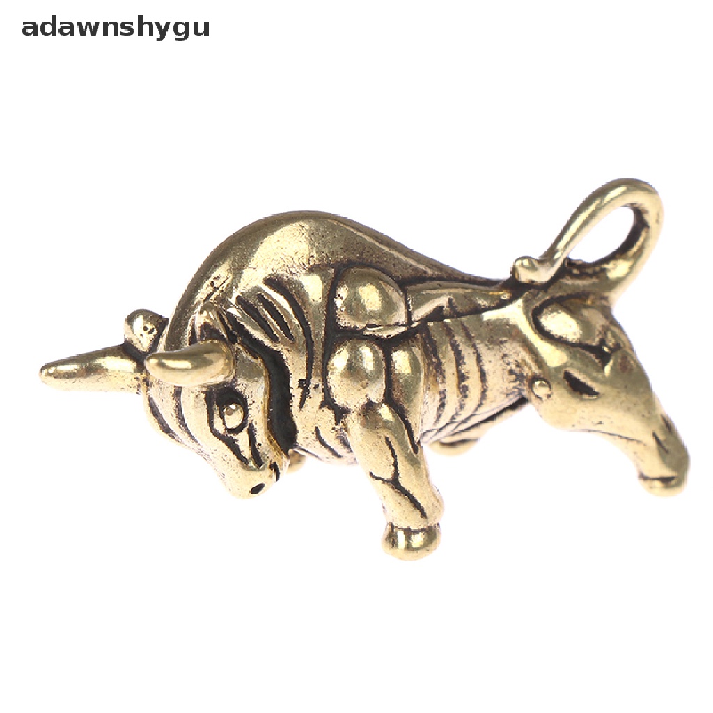 adawnshygu-พวงกุญแจทองเหลือง-รูปปั้นกระทิง-ขนาดเล็ก-แบบพกพา-สไตล์เรโทร-1-ชิ้น