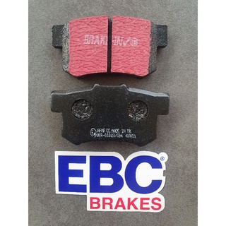 ผ้าเบรค EBC Brakes/ ผ้าหลัง Honda Accord G7, Civic FD1.8, FD2.0, FB1.8, FB2.0