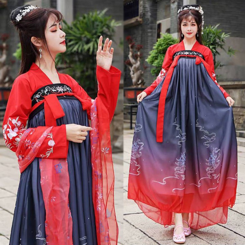 สไตล์จีน-สมัยโบราณ-เสื้อผ้าจีนฮั่น-hanfu-นางฟ้า-แต่งตัว