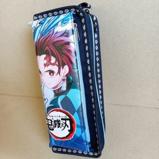 กระเป๋าดินสอ ซองดินสอซิป มี 2 ช่อง ลาย ไยบะ ดาบพิฆาตอสูร kimetsu no yaiba ขนาด 9x22x6 cm