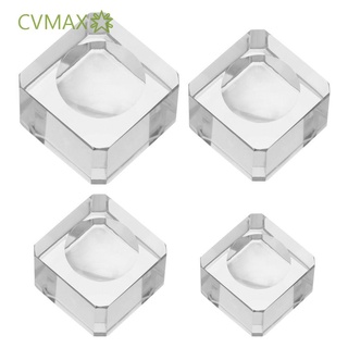สินค้า Cvmax ฐานวางลูกบอลแก้วคริสตัลใส ทรงสี่เหลี่ยม สําหรับตกแต่งบ้าน
