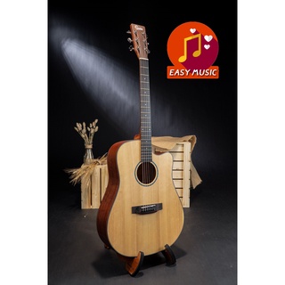 กีตาร์โปร่ง Gusta SD-SP Acoustic Guitar