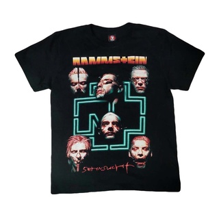 【hot tshirts】◙﹊เสื้อวง Rammstein เสื้อยืดวงร็อค Rammstein หลังไม่มีลาย2022