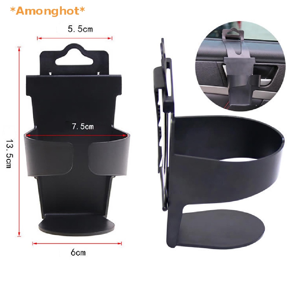 amonghot-gt-ที่วางแก้วน้ํา-เครื่องดื่ม-สีดํา-สําหรับรถยนต์-รถบรรทุก-ใหม่