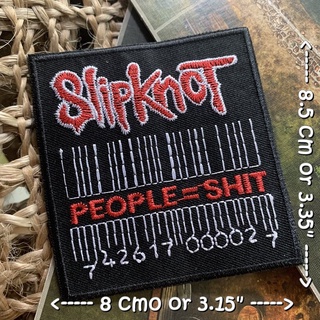 Slipknot วงดนตรี ร็อค เฮฟวี่เมทัล พังค์ ตัวรีดแบบปัก อาร์มปัก ตัวรีดติดเสื้อ ตัวรีด ติดกระเป๋า ติดหมวก ติดแจ๊คเก็ต Ro...