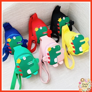 พร้อมส่ง กระเป๋าสะพายไหล่ลําลอง จุของได้เยอะ ลายไดโนเสาร์น่ารัก แฟชั่นสําหรับเด็กก่อนวัยเรียน