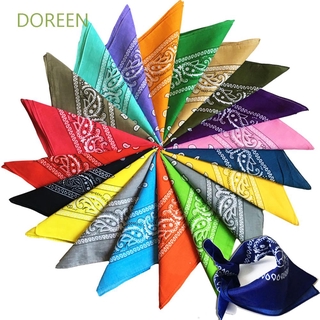 Doreen ผ้าเช็ดหน้าผ้าฝ้ายคุณภาพดีหลากสีสัน