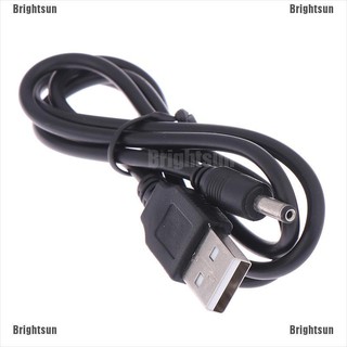 brightsun usb to dc 3 . 5 มม. สายเคเบิ้ลพาวเวอร์ usb a male to jack เชื่อมต่อ 2a 1 ชิ้น