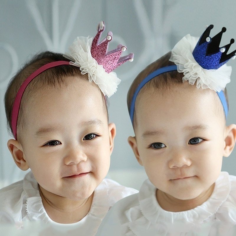 babyzone-ที่คาดผมแฟชั่นมงกุฎเจ้าหญิงสําหรับเด็ก